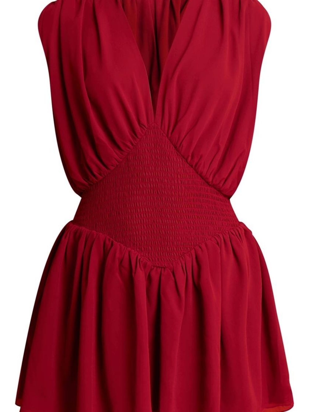 PrettyLittleThing Deep Red Mini Dress